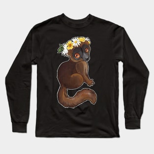Brown lemur Long Sleeve T-Shirt